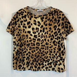Zara Leopard Top